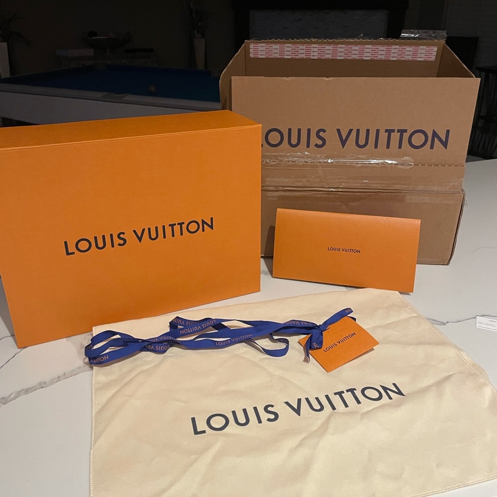 Louis Vuitton box and dust bag